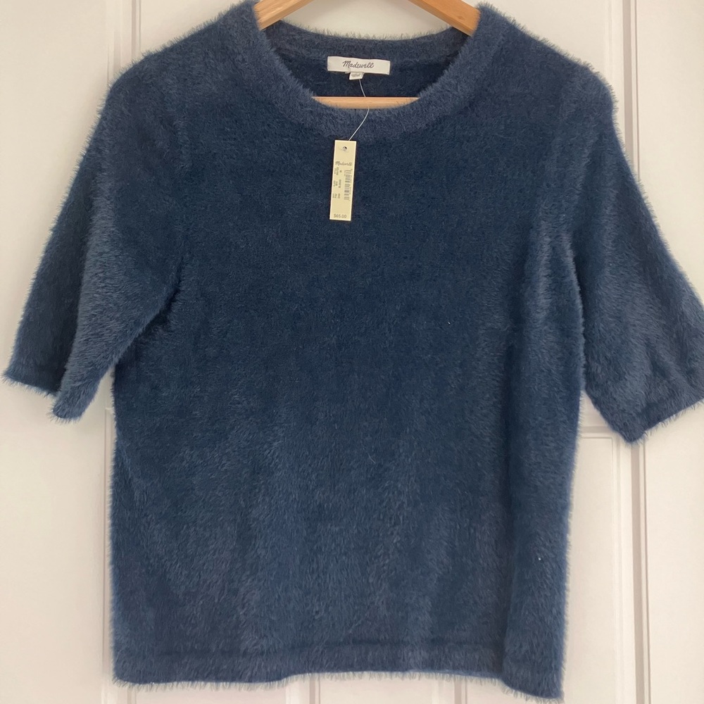 NYT Madewell Garland Sweater Tee in Navy - Medium